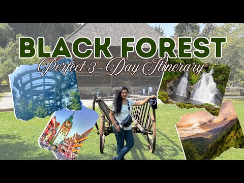 Black Forest Germany 3-day Itinerary | Best Places to Visit - Freiburg, Gutach, Triberg, Bad Wildbad