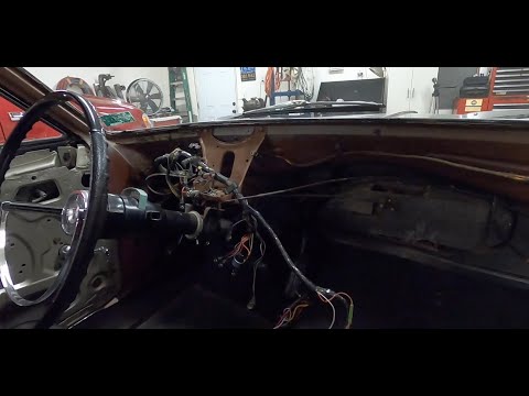 1966 Ford Galaxie 500 convertible restoration part 161 stripping dash to firewall