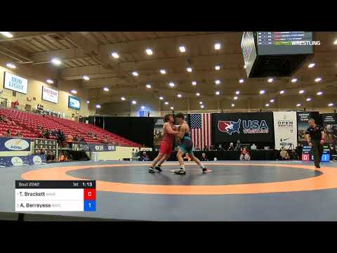 2018 Marine Corps US Open/UWW Junior Greco Roman 82 Finals - Thomas Brackett (Wave) Vs. Andrew Ber