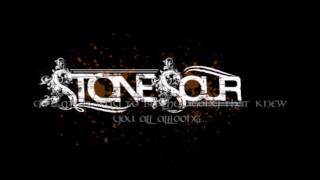 Stone Sour - Sadist (Lyric)