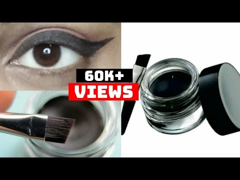 Simple Gel Eyeliner Tutorial In Hindi Video