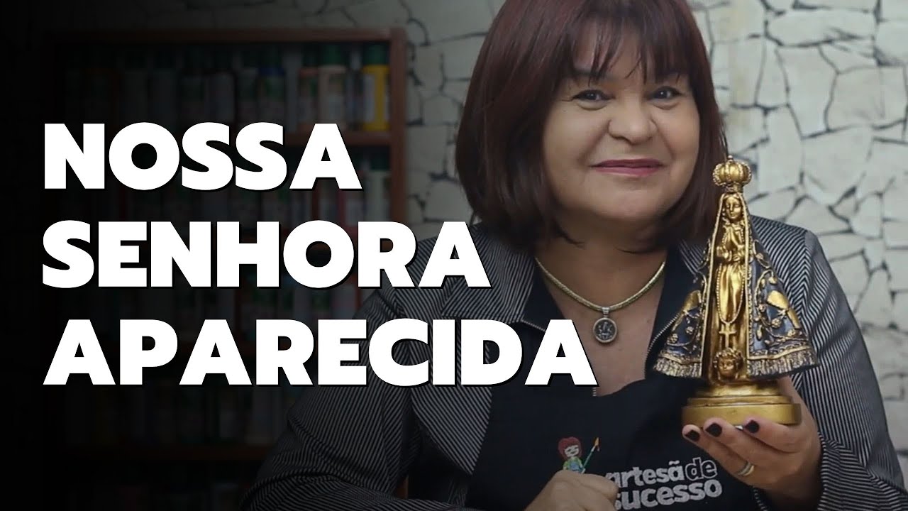 IDEIA PARA PINTAR NOSSA SENHORA APARECIDA NO GESSO!