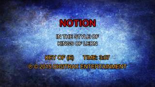 Kings Of Leon - Notion (Backing Track)