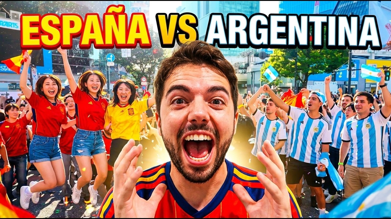 ASÍ SE VIVIÓ ESPAÑA vs ARGENTINA EN JAPÓN 🇯🇵🔥