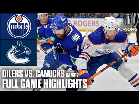 2nd Round: Edmonton Oilers vs. Vancouver Canucks Game 7 | Full Game Highlights
