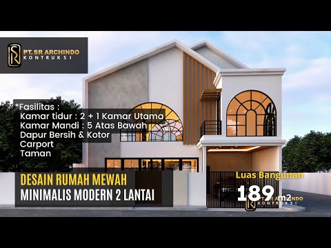 KEREN BANGET !! PERPADUAN DESAIN RUMAH MINIMALIS MODERN DENGAN RUMAH GAYA MEKSIKO | DEPOK