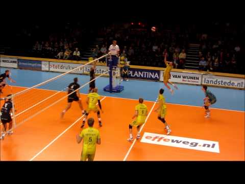 Samenvatting: Landstede Volleybal - VV Zaanstad 3-0 (08-11-2014)