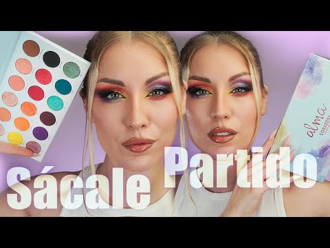 ✌2 LOOKS 1 PALETA!!🌊2 MAQUILLAJES EN UNO😍 || GotyMakeUp