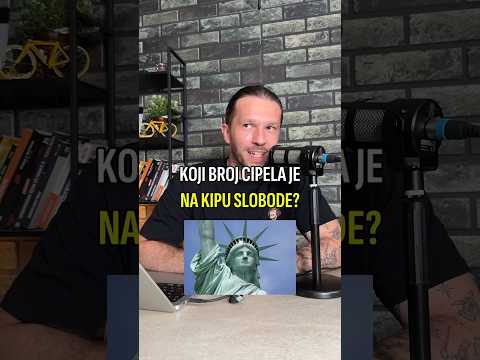 Koji BROJ CIPELA nosi KIP SLOBODE🗽? #slusajsadovo #podcast #quiz