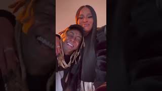Ciara calls Lil Wayne "The G.O.A.T." on set of their "How We Roll (Remix)" video shoot