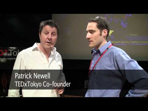 TEDxTokyo Backstage: Patrick Newell
