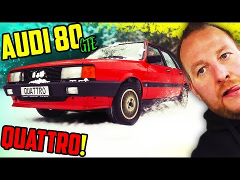 Perfektes QUATTRO Wetter! - Audi 80 GTE Typ 85 - Wir bringen ihn rüber