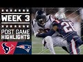 Texans vs. Patriots | NFL Week 3 Game Highlights