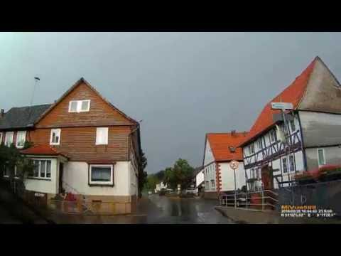 D: Niederurff. Gemeinde Bad Zwesten. Schwalm-Eder-Kreis. Ortsdurchfahrt. August 2016