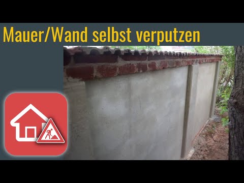 Mauer/Wand selbst verputzen - Heimwerker SPEZIAL