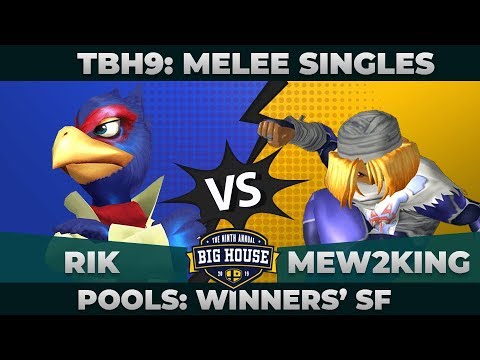 Rik vs Mew2King - Pools Winners Semifinals: Melee Singles - TBH9 | Falco vs Sheik