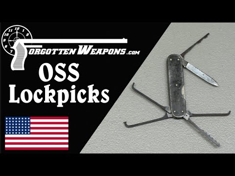 OSS Lockpick Pocketknife for Secret Intelligence Operatives