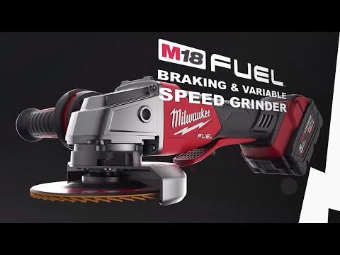 MILWAUKEE® M18 FUEL™ 125 mm Variable Speed & Braking Angle Grinder