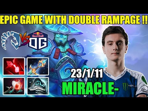 EPIC GAME - Miracle [Storm Spirit] with RAMPAGE x 2 - Liquid vs OG - MDL Disneyland® Paris Major