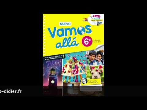 Espagnol 6e : Vamos allá de Didier, un manuel cahier pratique !