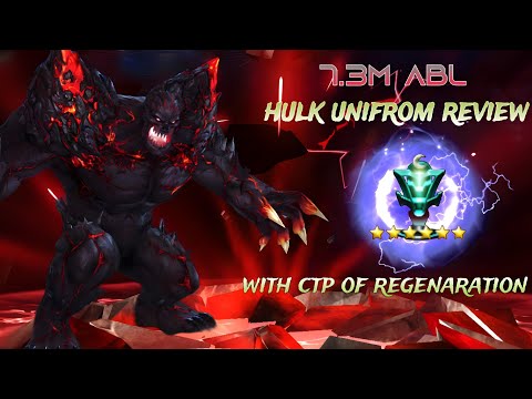 F2P Meta Titan Hulk Slap Legend Boss 7.3Mil ABLwithCTP of regeneration F2P Build|Marvel Future fight