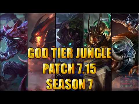 Best Junglers | God Tier | patch 7.15 Season 7 League of legends