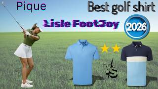 Pique golf shirt vs Lisle FootJoy Polos golf shirt  – What’s the Real Difference