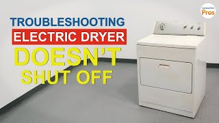 Electric Dryer Won't Stop: Top 7 Reasons & Fixes - Whirlpool and More