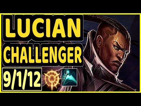 SOHWAN (LUCIAN) - 9/1/12 KDA CHALLENGER GAMEPLAY - KR