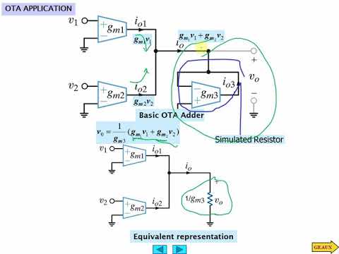 EEE202 C12P16 Filters - transconductance amplifier