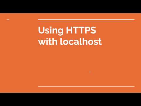 Using Https On Localhost Or Remote Machine With Ssl Certificate Generated For Development Purposes