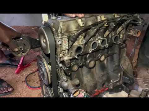 Mazda b3 engen starting on the ground