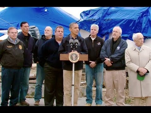 President Obama Tours Areas Damaged by Hurricane Sandy