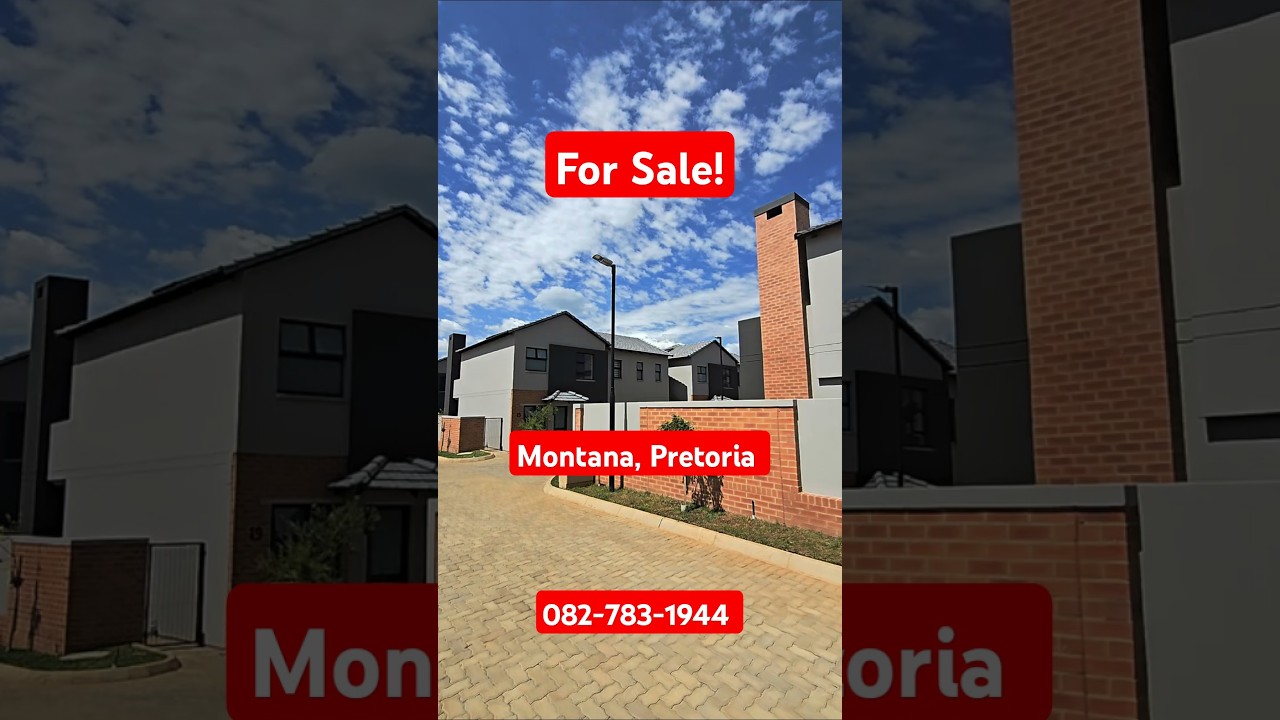 3-Bedroom Houses For Sale in New Development in Montana Lifestyle Estate North of Pretoria #montana