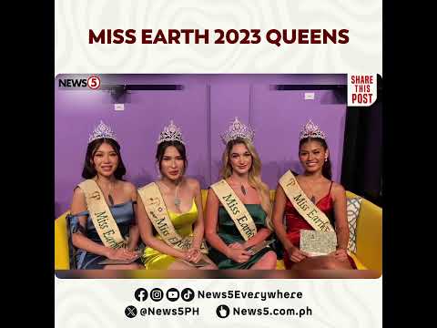 Miss Earth 2023 Queens, inimbitahan ang lahat na abangan ang Miss Philippines Earth coronation night