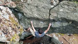 Video thumbnail of Mouth of Wilson, V7. Grayson Highlands