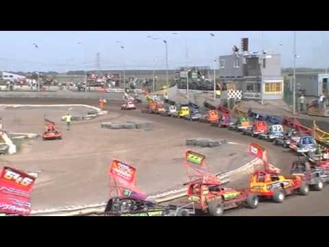 Speedway Emmen 24-8-2013 met #H35 Fred Hink Heat 1
