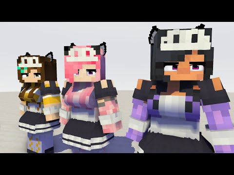 TUTU FIRST MEET SUPER IDOL COOL APHMAU, KC, MACNCHEESEP1Z - MINECRAFT ANIMATION #shorts