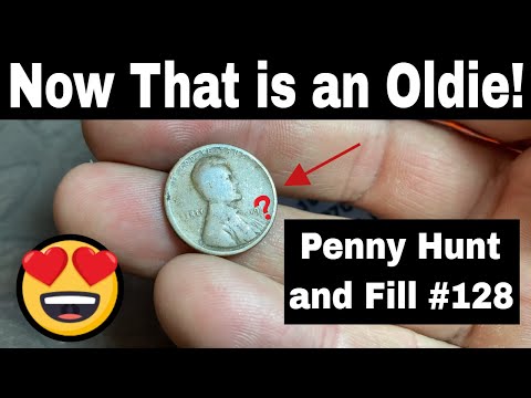 100+ Year Old Coin Found - Penny Hunt and Fill #128