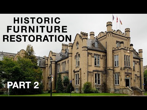 Difficult Restoration of an Antique Games Table at Trafalgar Castle, Part 2 by @FixingFurniture