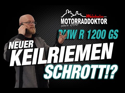BMW R1200 GS, R, RT, ST, S changing the V-belt | How does that actually work!? #motorraddoktor