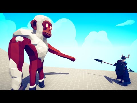 KING KONG vs GODS IN EVERY FACTIONS 🙉🍌🙉 | Totally Accurate Battle Simulator (TABS)