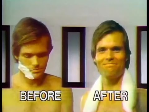 Gillette Trac II Shave Cream Commercial (1975)