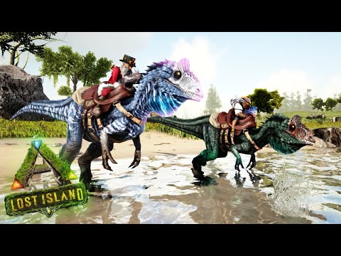 ARK LOST ISLAND #23 - O CRYO é Incrível! Domamos CRIATURAS com ele!