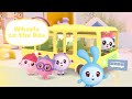 BabyRiki Wheels On The Bus Music Video Nursery Rhymes