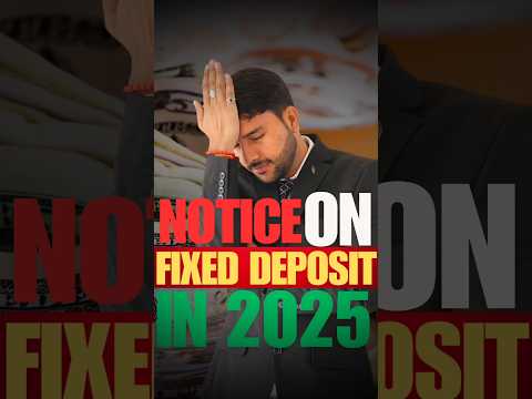 Notice On Fixed Deposit (FD) In 2025 #notice #fixeddeposit #2025 #casumitsharma