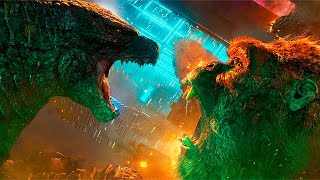Godzilla vs. Kong - Hong Kong Battle Scene - Godzilla Steps On Kong - Movie Clip HD