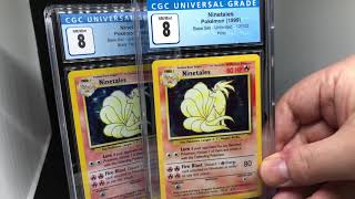 Black Flame Ninetales! New Base Set Variant recognized by CGC!