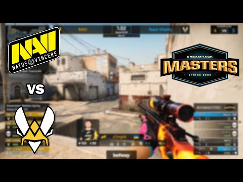NAVI vs Vitality. DreamHack Masters Spring 2020. Great comeback from NAVI