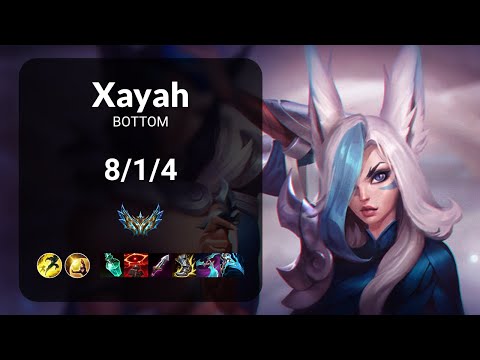 Xayah vs Jhin BOTTOM - KR CHALLENGER Patch 14.24